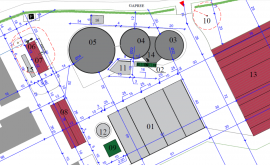 Plan de site industriel